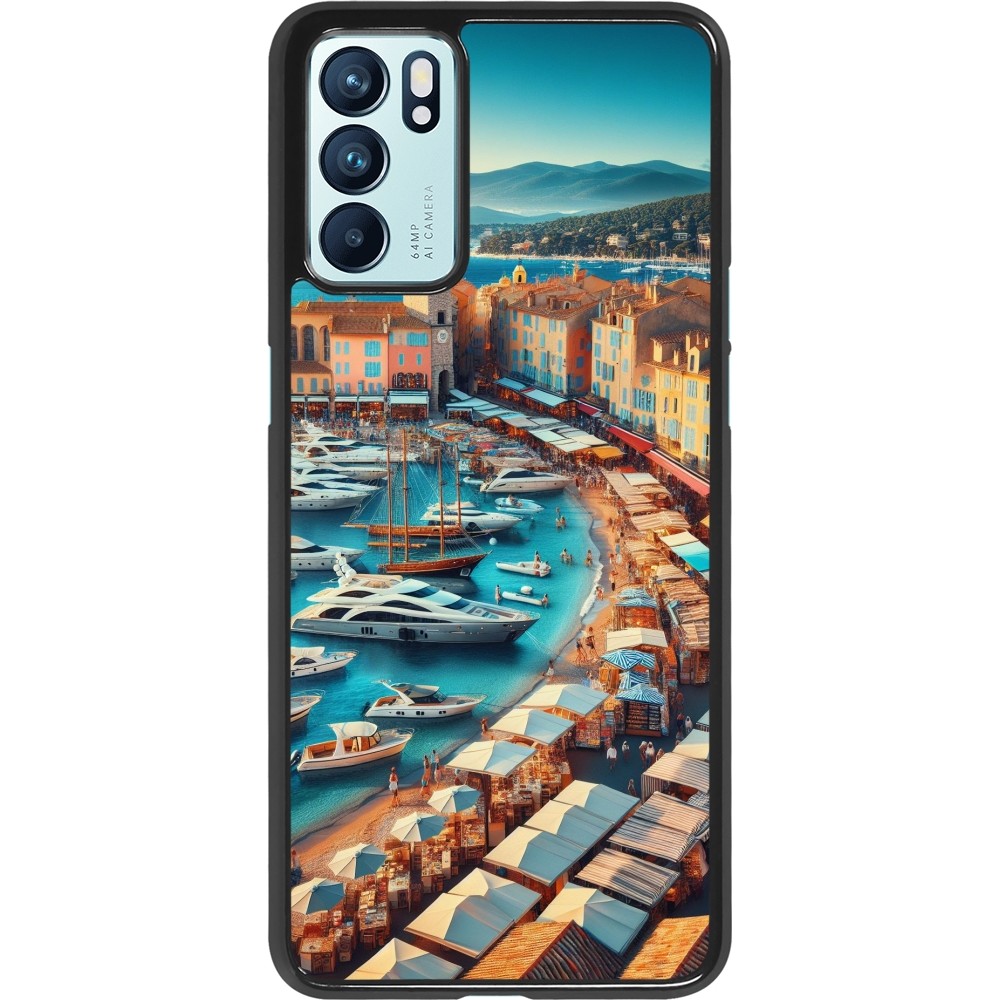 OPPO Reno6 5G Case Hülle - Saint-Tropez Strand