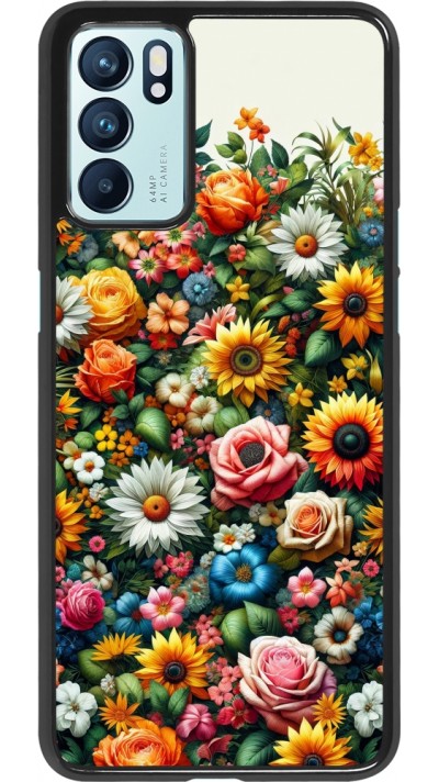 OPPO Reno6 5G Case Hülle - Sommer Blumenmuster