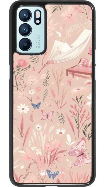 OPPO Reno6 5G Case Hülle - Sommer Pastellmuster