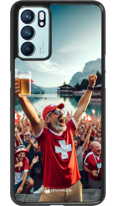 OPPO Reno6 5G Case Hülle - Schweizer Sieg Fanzone Euro 2024