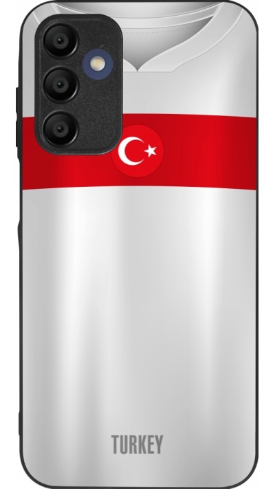 Samsung Galaxy A15 Case Hülle - Silikon schwarz Türkei personalisierbares Fussballtrikot