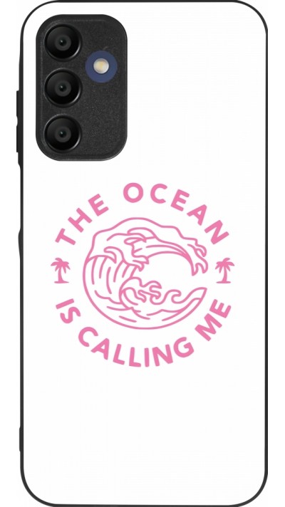 Samsung Galaxy A15 Case Hülle - Silikon schwarz The Ocean is calling me