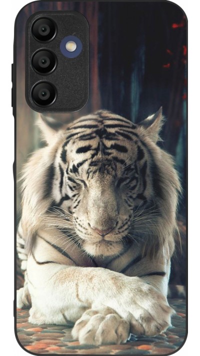 Samsung Galaxy A15 Case Hülle - Silikon schwarz Zen Tiger