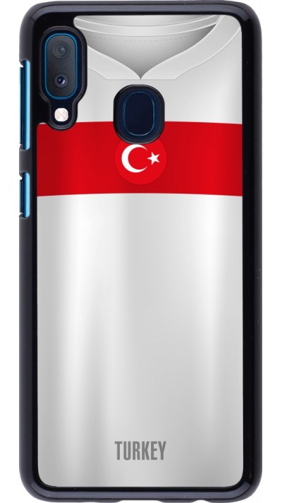 Samsung Galaxy A20e Case Hülle - Türkei personalisierbares Fussballtrikot