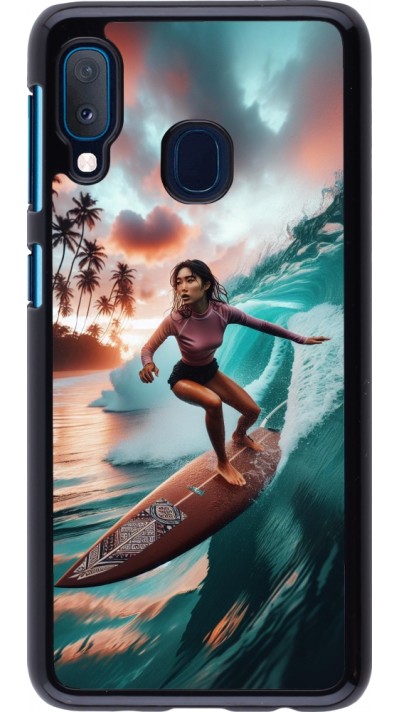 Coque Samsung Galaxy A20e - Surfeuse Balinaise