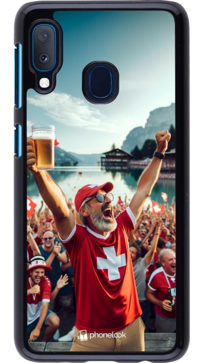 Coque Samsung Galaxy A20e - Victoire suisse fan zone Euro 2024