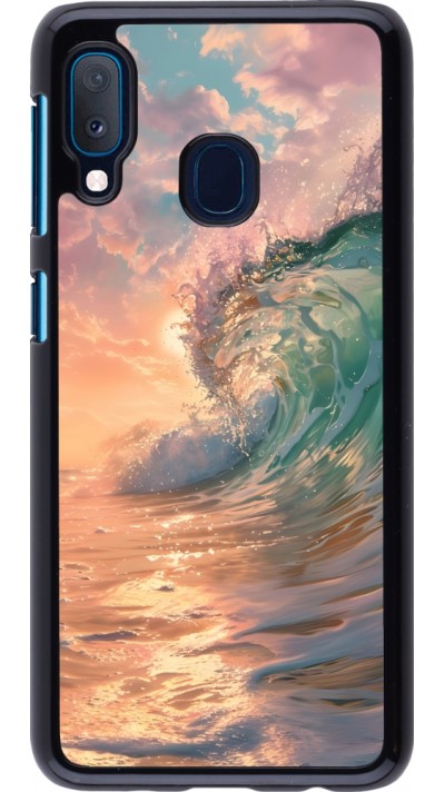 Samsung Galaxy A20e Case Hülle - Wave Sunset