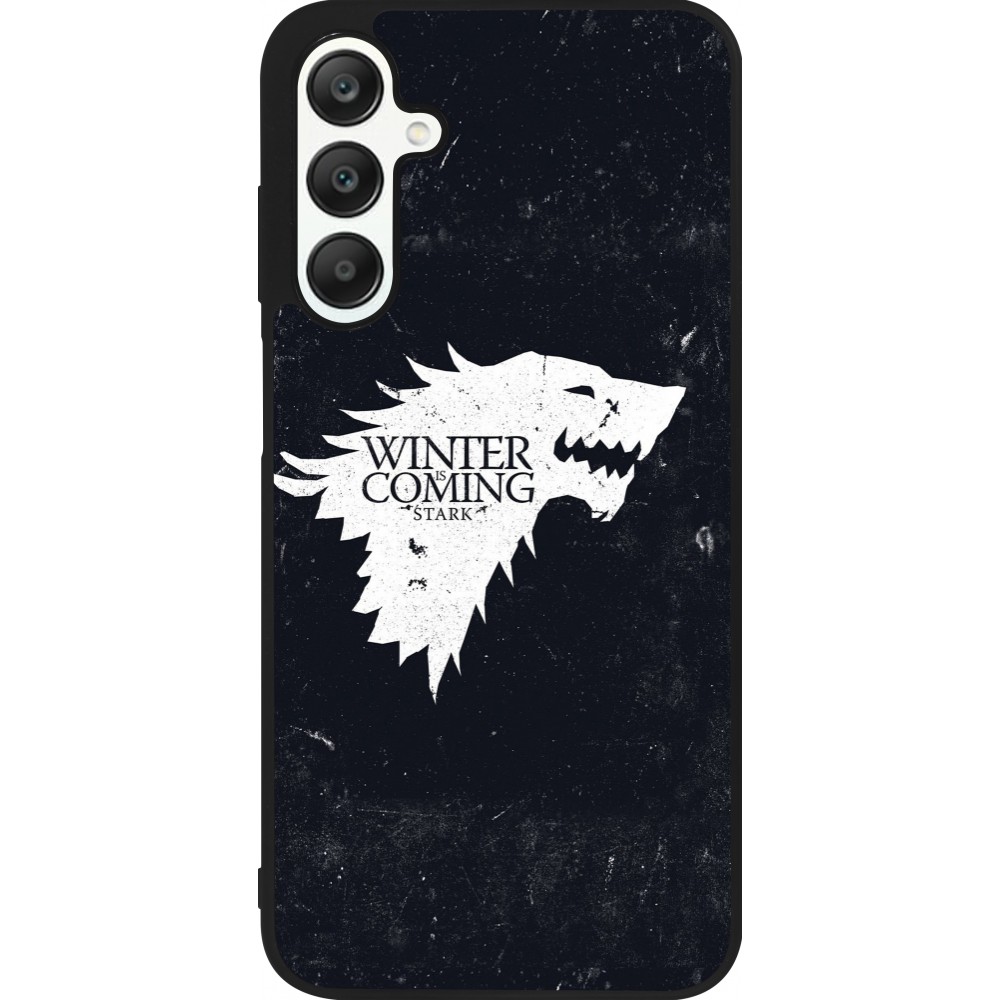 Samsung Galaxy A25 Case Hülle - Silikon schwarz Winter is coming Stark