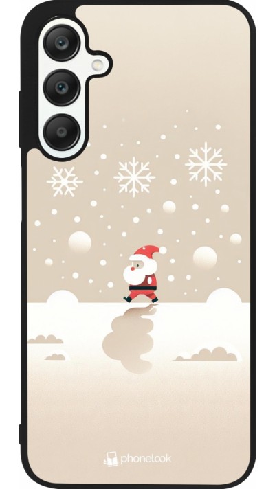 Samsung Galaxy A25 Case Hülle - Silikon schwarz Weihnachten 2023 Minimalistischer Weihnachtsmann