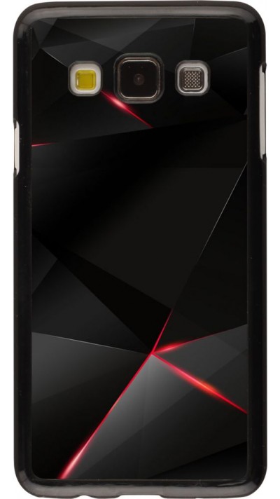 Hülle Samsung Galaxy A3 - Black Red Lines