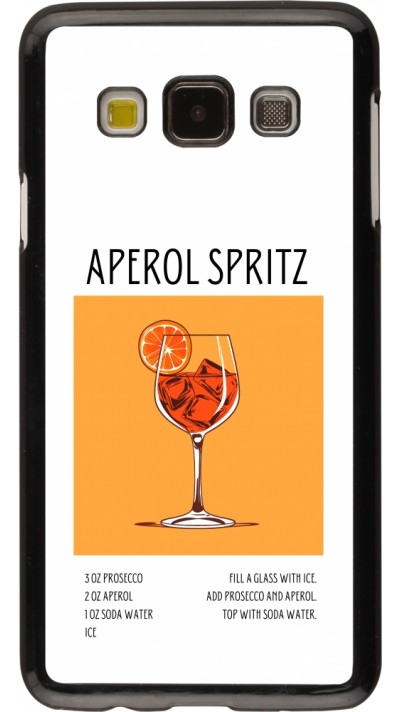 Samsung Galaxy A3 (2015) Case Hülle - Cocktail Rezept Aperol Spritz