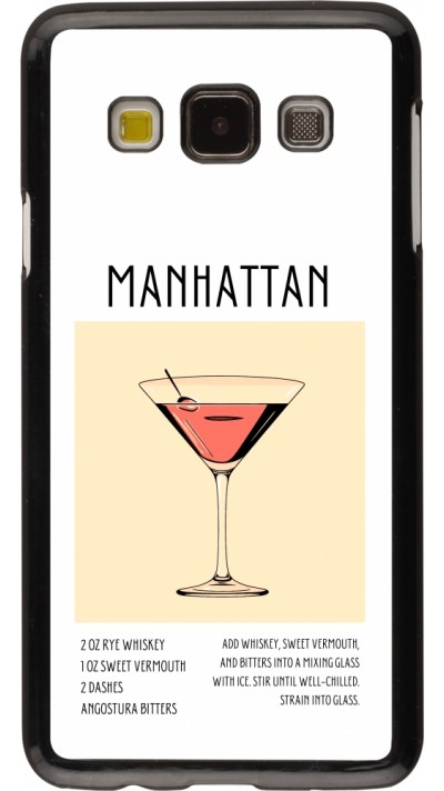 Samsung Galaxy A3 (2015) Case Hülle - Cocktail Rezept Manhattan