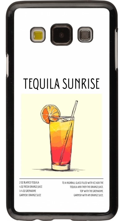 Samsung Galaxy A3 (2015) Case Hülle - Cocktail Rezept Tequila Sunrise