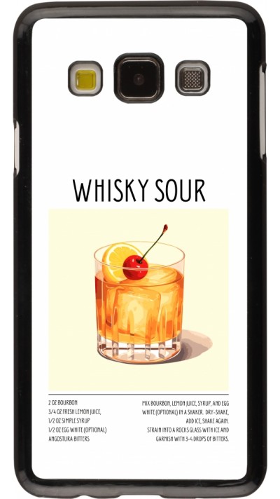 Samsung Galaxy A3 (2015) Case Hülle - Cocktail Rezept Whisky Sour