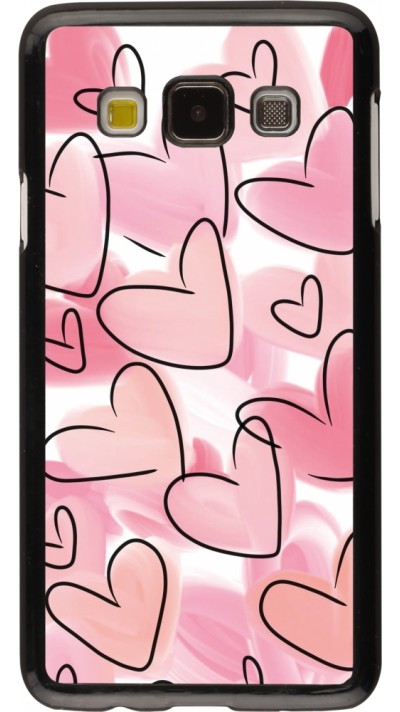 Samsung Galaxy A3 (2015) Case Hülle - Easter 2023 pink hearts