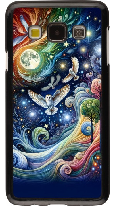 Samsung Galaxy A3 (2015) Case Hülle - Fliegender Blumen-Eule