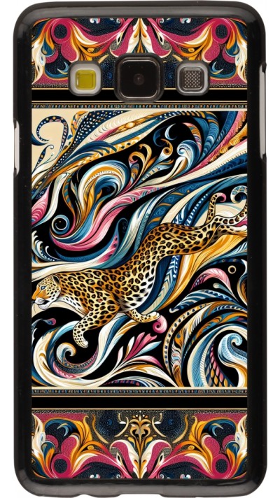 Samsung Galaxy A3 (2015) Case Hülle - Leopard Abstrakte Kunst