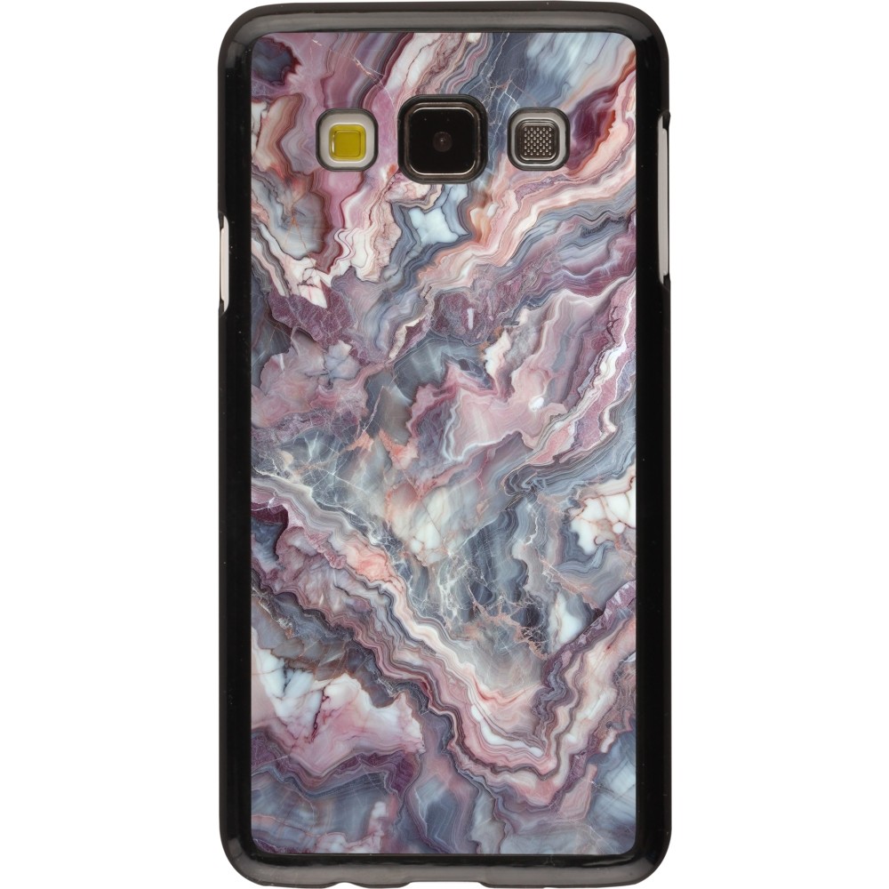 Samsung Galaxy A3 (2015) Case Hülle - Violetter silberner Marmor