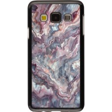 Samsung Galaxy A3 (2015) Case Hülle - Violetter silberner Marmor