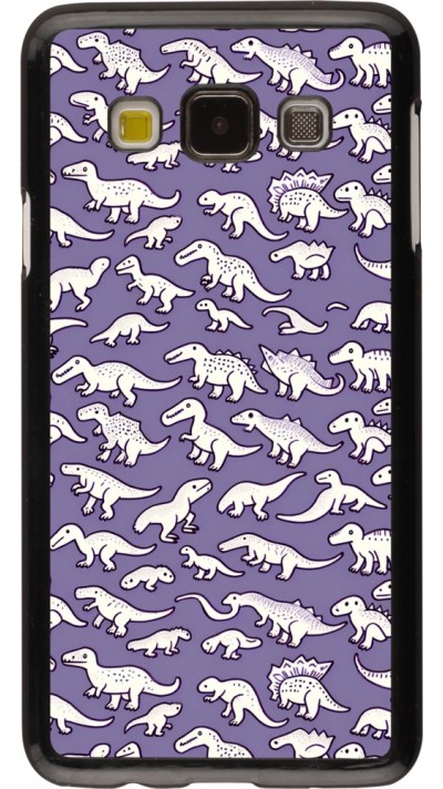 Samsung Galaxy A3 (2015) Case Hülle - Mini-Dino-Muster violett