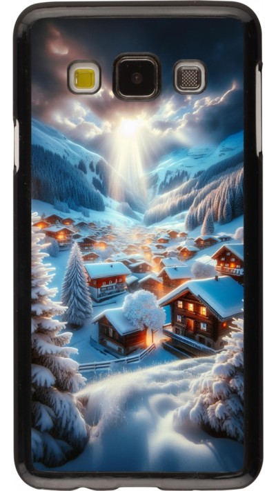 Samsung Galaxy A3 (2015) Case Hülle - Berg Schnee Licht