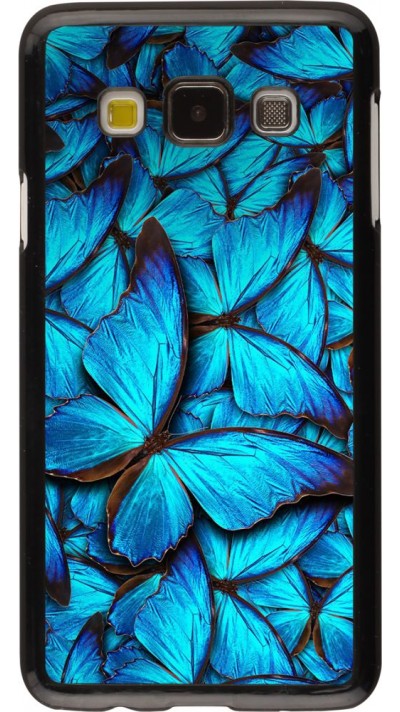 Hülle Samsung Galaxy A3 (2015) - Papillon - Bleu