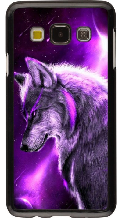 Hülle Samsung Galaxy A3 (2015) - Purple Sky Wolf