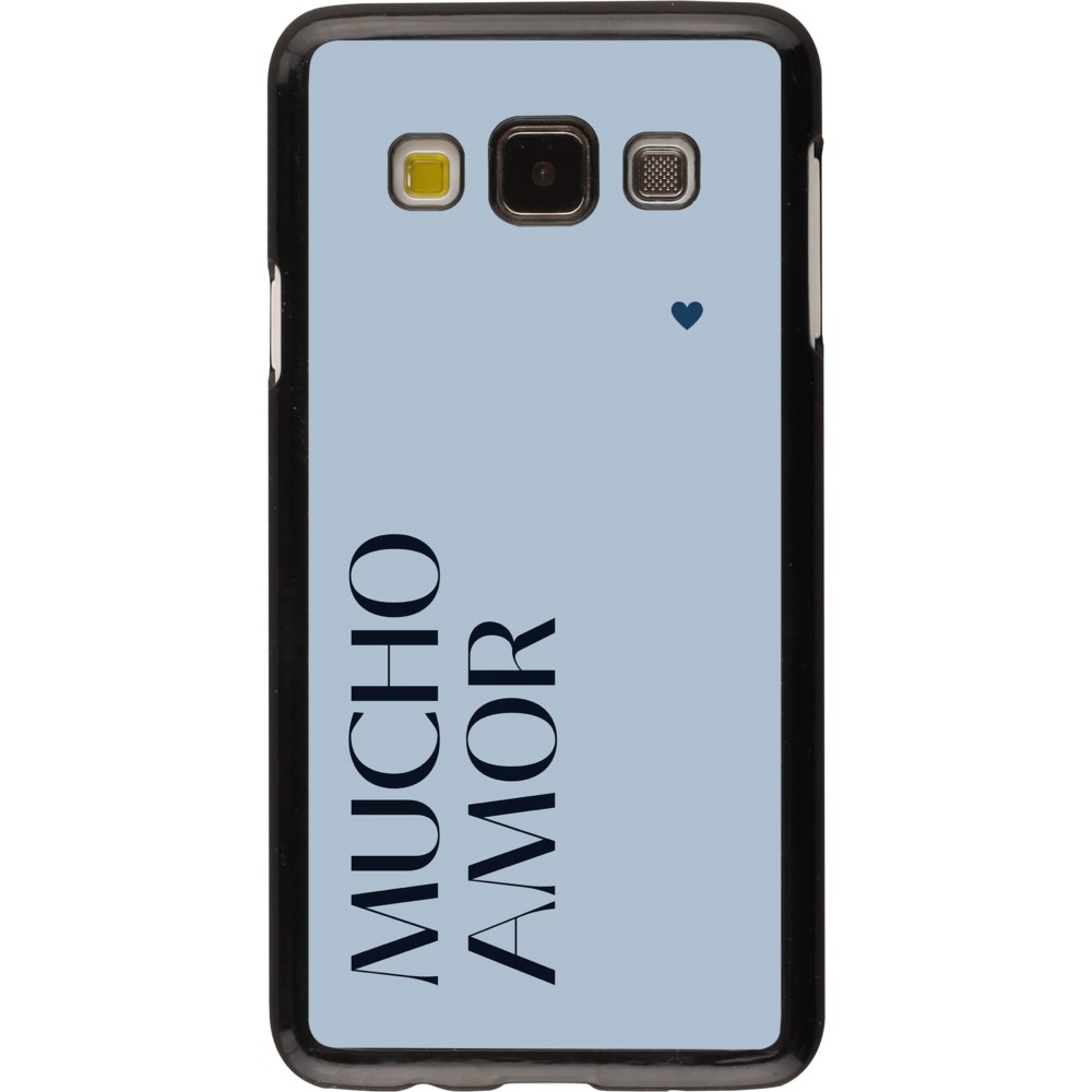 Samsung Galaxy A3 (2015) Case Hülle - Valentine 2024 mucho amor azul