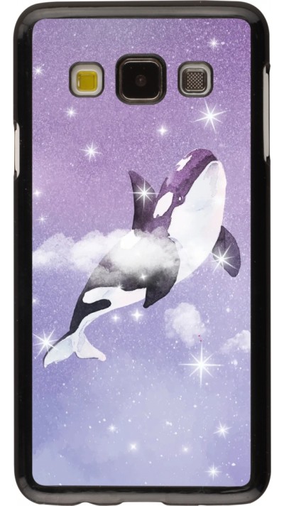 Hülle Samsung Galaxy A3 (2015) - Whale in sparking stars