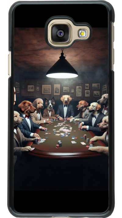 Samsung Galaxy A3 (2016) Case Hülle - Die Pokerhunde