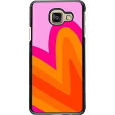 Samsung Galaxy A3 (2016) Case Hülle - Valentine 2024 heart gradient