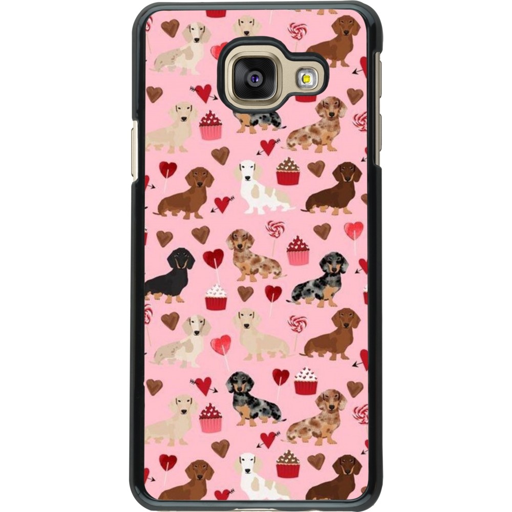 Samsung Galaxy A3 (2016) Case Hülle - Valentine 2024 puppy love