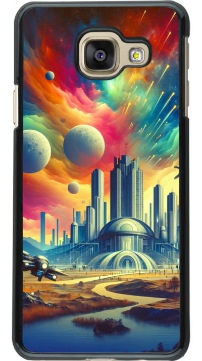 Samsung Galaxy A3 (2016) Case Hülle - Futuristische Stadt ausserhalb der Kuppel