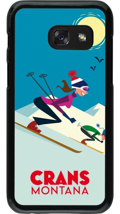 Samsung Galaxy A3 (2017) Case Hülle - Crans-Montana Ski Downhill