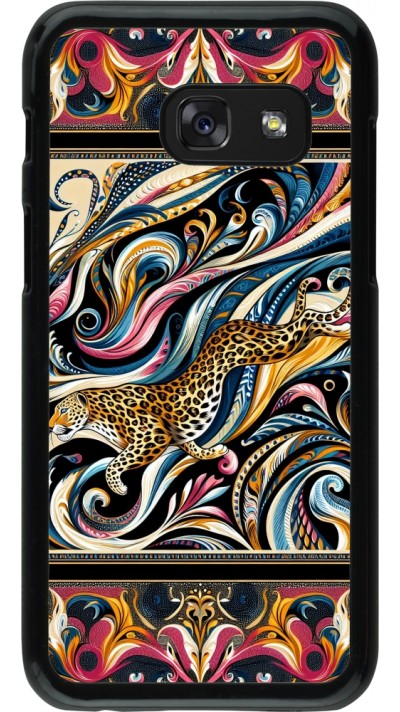 Samsung Galaxy A3 (2017) Case Hülle - Leopard Abstrakte Kunst