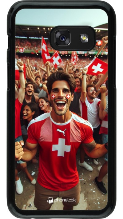 Samsung Galaxy A3 (2017) Case Hülle - Schweizer Fan Euro 2024