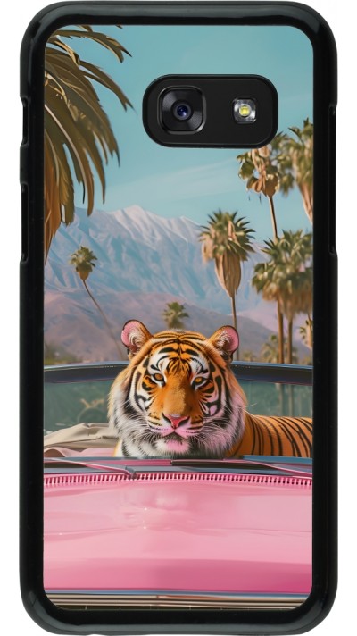 Samsung Galaxy A3 (2017) Case Hülle - Tiger Auto rosa
