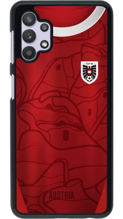 Samsung Galaxy A32 5G Case Hülle - Austria personalisierbares Fussballtrikot