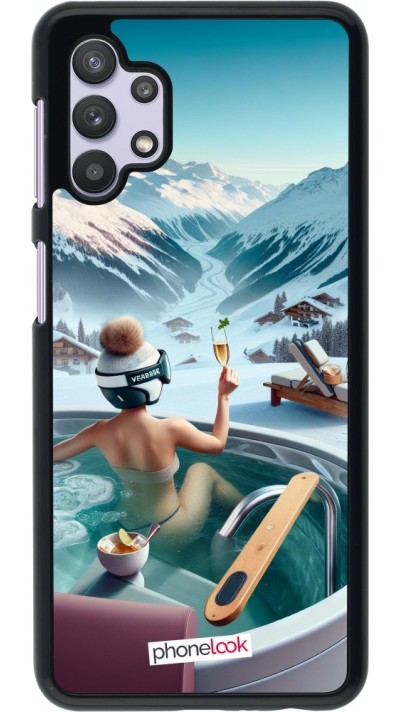 Samsung Galaxy A32 5G Case Hülle - Berg Glamour Whirlpool