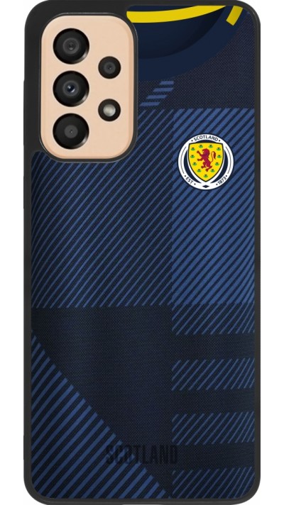 Samsung Galaxy A33 5G Case Hülle - Silikon schwarz Schottland personalisierbares Fussballtrikot