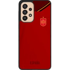 Samsung Galaxy A33 5G Case Hülle - Silikon schwarz Spanien 2022 personalisierbares Fußballtrikot