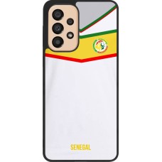 Samsung Galaxy A33 5G Case Hülle - Silikon schwarz Senegal 2022 personalisierbares Fußballtrikot