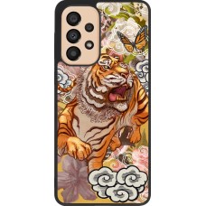 Samsung Galaxy A33 5G Case Hülle - Silikon schwarz Spring 23 japanese tiger