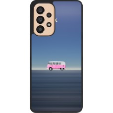 Samsung Galaxy A33 5G Case Hülle - Silikon schwarz Spring 23 pink bus