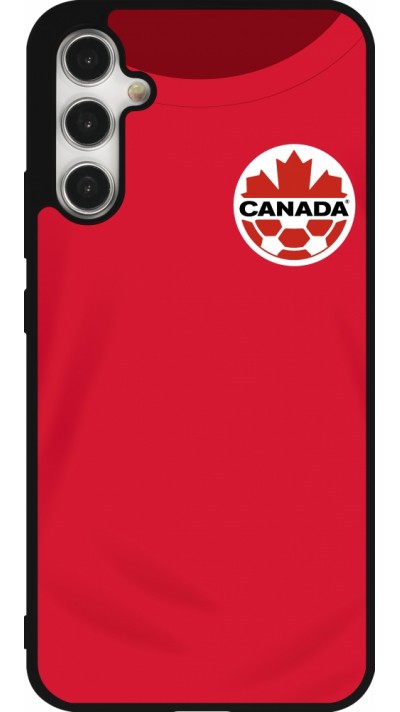 Samsung Galaxy A34 5G Case Hülle - Silikon schwarz Kanada 2022 personalisierbares Fussballtrikot