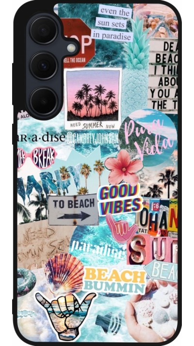 Samsung Galaxy A35 5G Case Hülle - Silikon schwarz Summer 20 collage