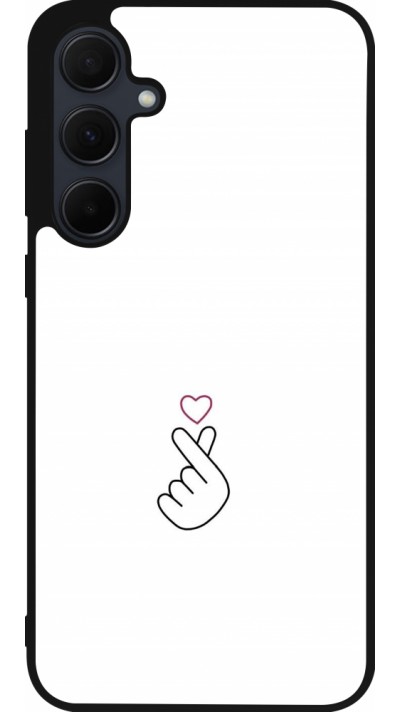Samsung Galaxy A35 5G Case Hülle - Silikon schwarz Valentine 2024 heat by Millennials