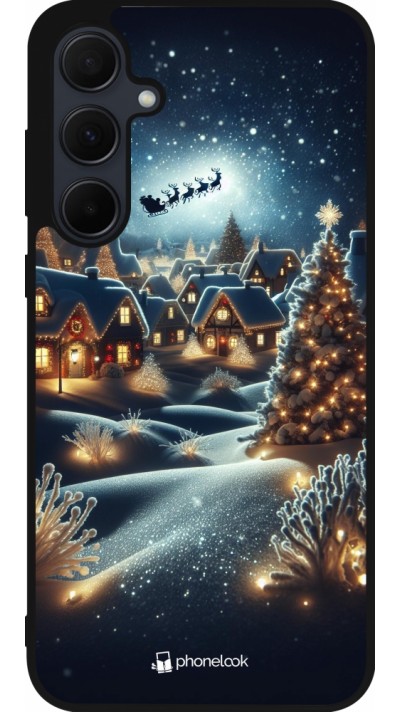 Samsung Galaxy A35 5G Case Hülle - Silikon schwarz Weihnachten 2023 Weihnachten steht vor der Tür