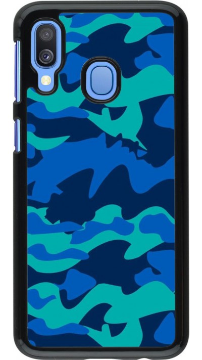 Hülle Samsung Galaxy A40 - Camo Blue