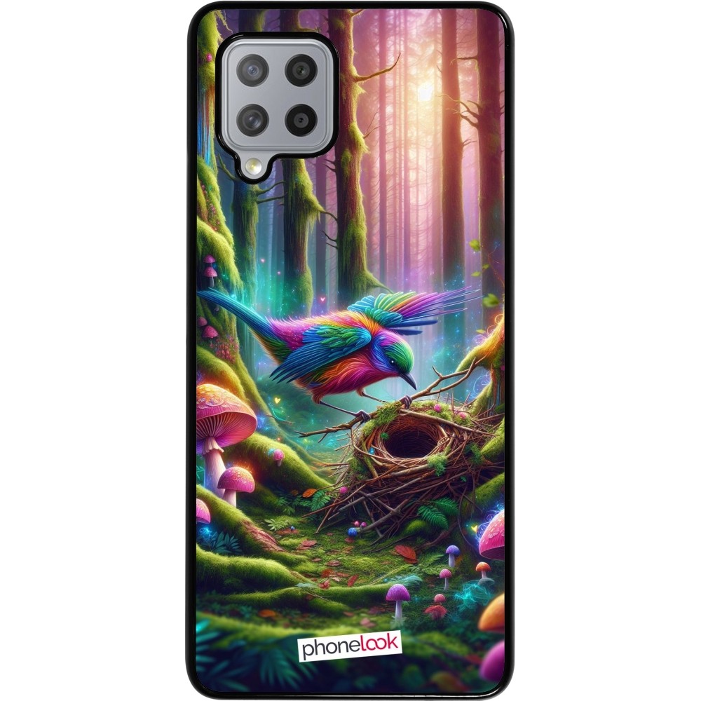 Samsung Galaxy A42 5G Case Hülle - Vogel Nest Wald